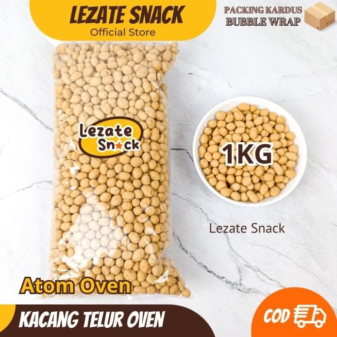 

Terlaris Kacang Telur Atom Oven Kiloan 1Kg Gurih Manis Murah / Kacang Telor Singapur Bima Garuda / Kacang Telur Bali Panggang Lezate