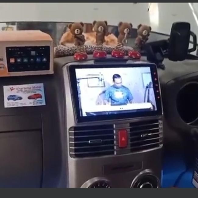 New head unit tv mobil android Rush dan Terios 9inch ram 2/32 free kamera