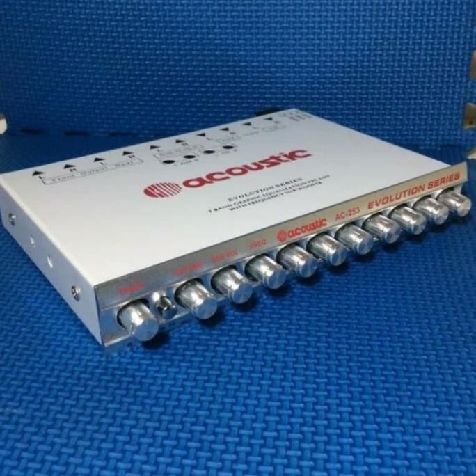New parametrik/pre amp acoustic AC-253 with equalizer subwofer 11 band