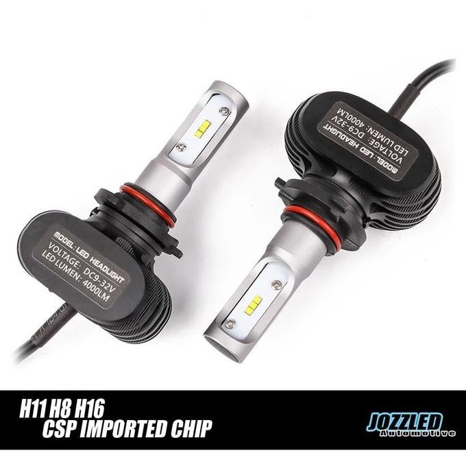 LAMPU MOBIL H11 H8 H16 S1 LED CSP IMPORTED CHIP SEPASANG