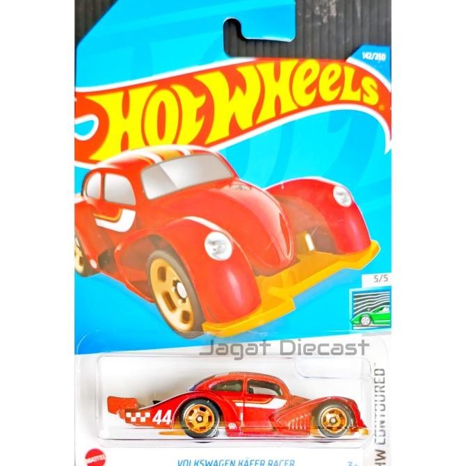 Hot Wheels Volkswagen Kafer Racer HW Contoured Mainan Mobilan Keren