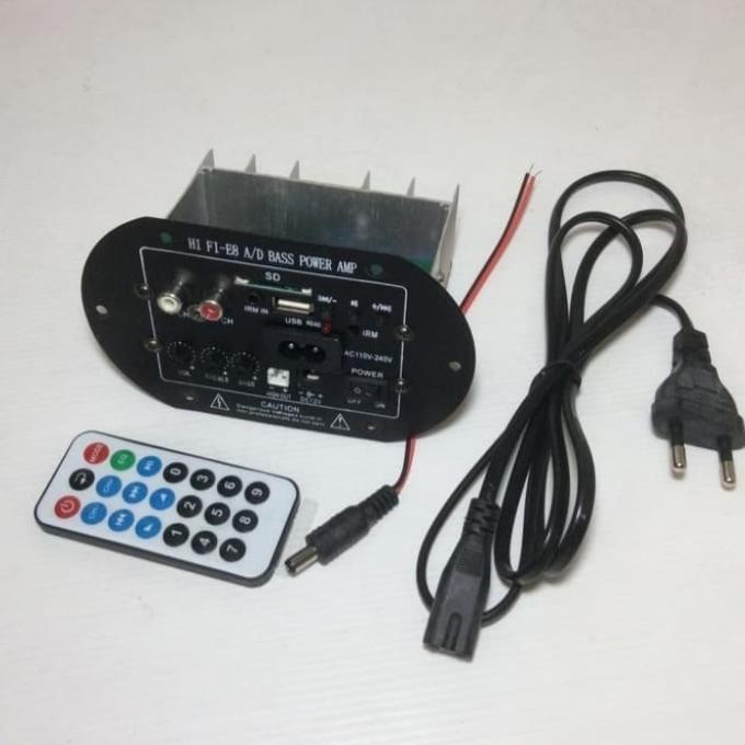 New KIT BASSTUBE AKTIF WITH USB/SD CARD INPUT POWER AC 12V ATAU DC 220V