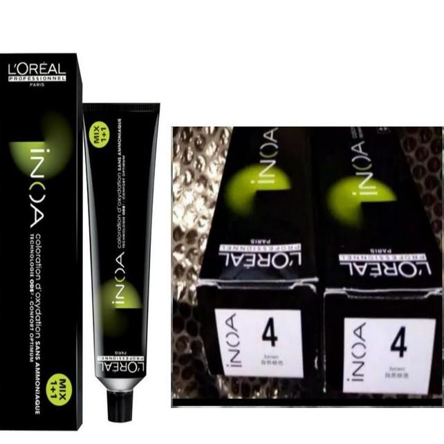 Loreal Hair Color Pewarna Rambut Loreal Inoa 4 Brown