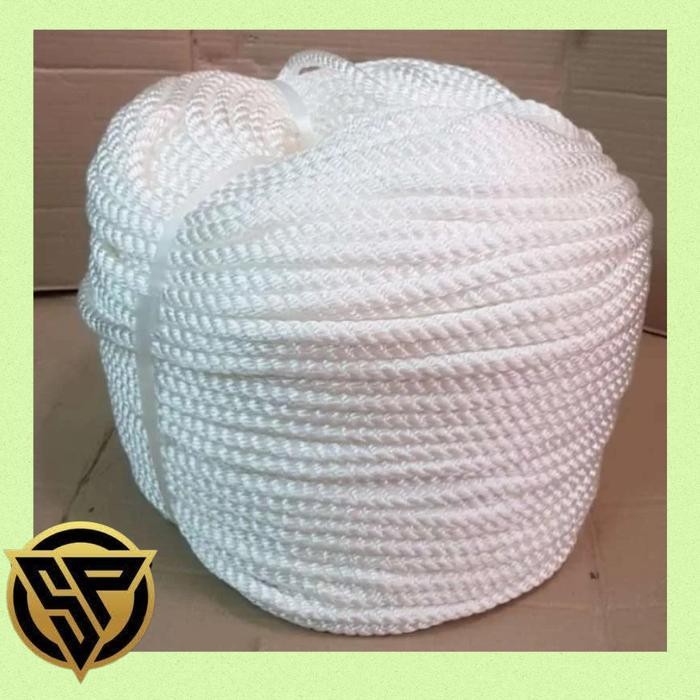 

Tali Tambang Nylon 6Mm Putih 1 Roll 220M - Tali Nylon Kuat Dan Lentur Original Dan Terpercaya