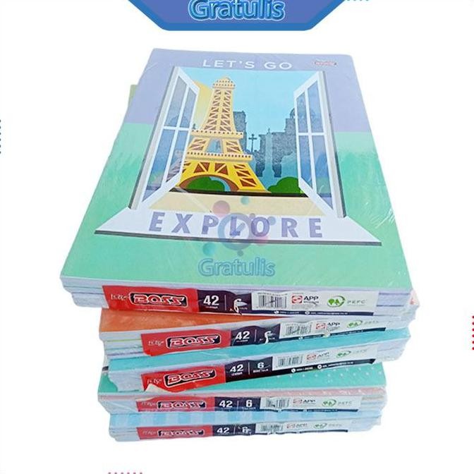 

SALE! BUKU TULIS SEKOLAH BIG BOSS [ISI 42 LEMBAR/6 BUKU] / WRITE BOOK BIGBOSS [1 PACK]
