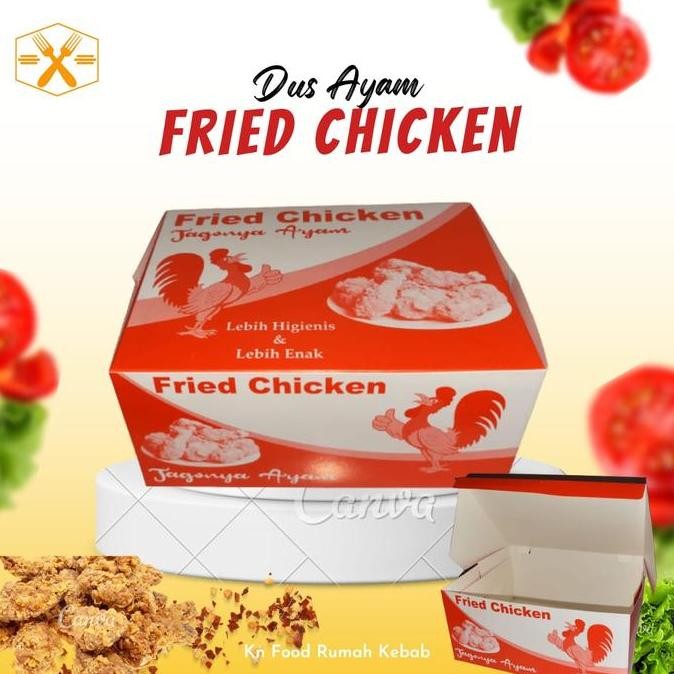 

Kardus Fried Chicken 100 Pcs - Packaging Dus Box Fried Chicken 100 Asli