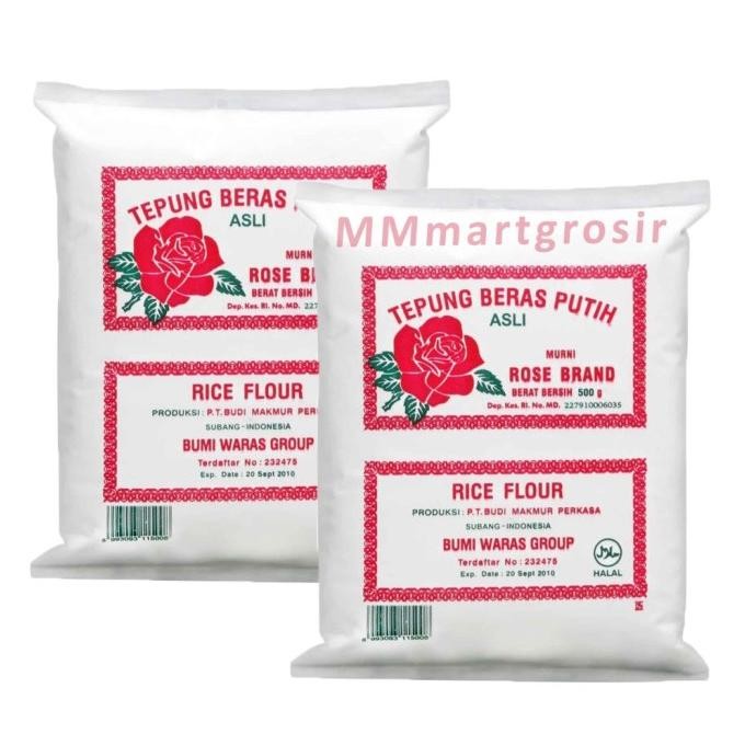 

Terlaris Super Murah Tepung Beras Putih / Rose Brand / 500G / Tepung