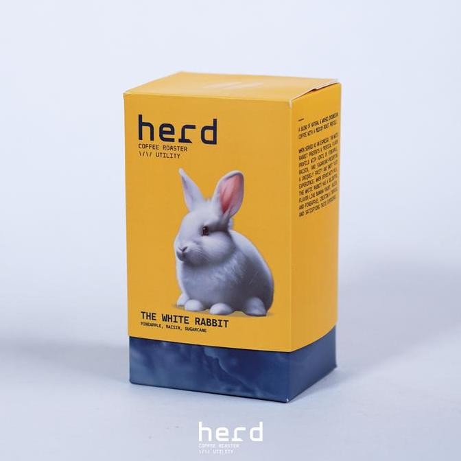 

ready stock Kopi The White Rabbit Espresso Blend 250GR Herd Coffee