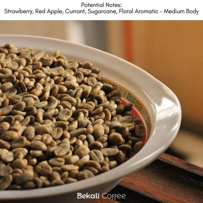 

ready stock Anaerobic Honey 120 Hours Single Variety Caturra Mekarwangi - Greenbean