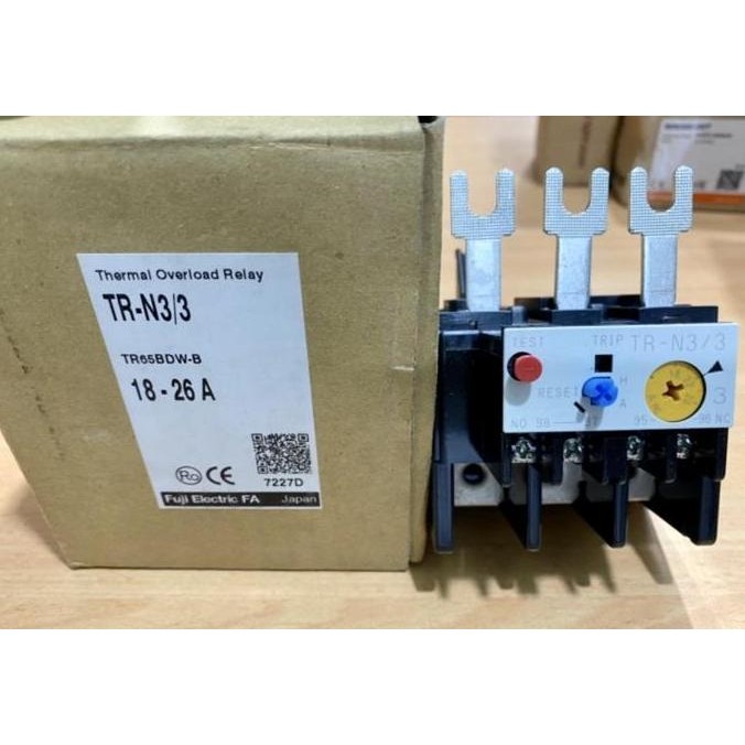 Thermal Overload Fuji Relay Overload TR-N3/3 Fuji Electric