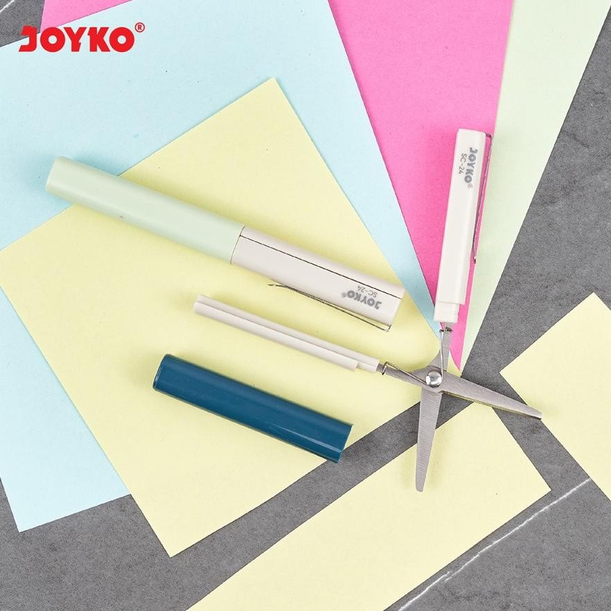 

Oy58 eq-77 Gunting Saku Lipat Pen Portable Scissors SC 24 JOYKO Berkualitas Terlaris