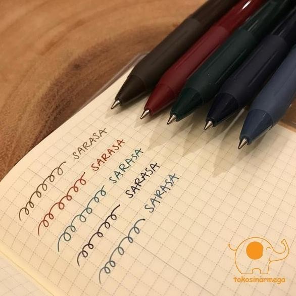 

we-12 VD08 Pulpen Gel Zebra Sarasa Clip Vintage Series 0,5mm Berkualitas Hemat