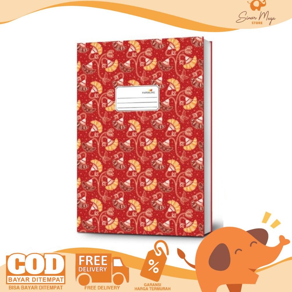 

hj-45 dg-78 Paperline Buku Hardcover Folio 200 Lembar Original Viral Murah