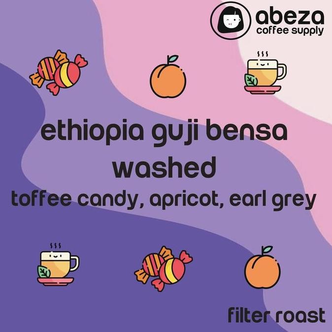 

ready stock Ethiopia Sidamo Guji Washed - Filter Roast Specialty Coffee