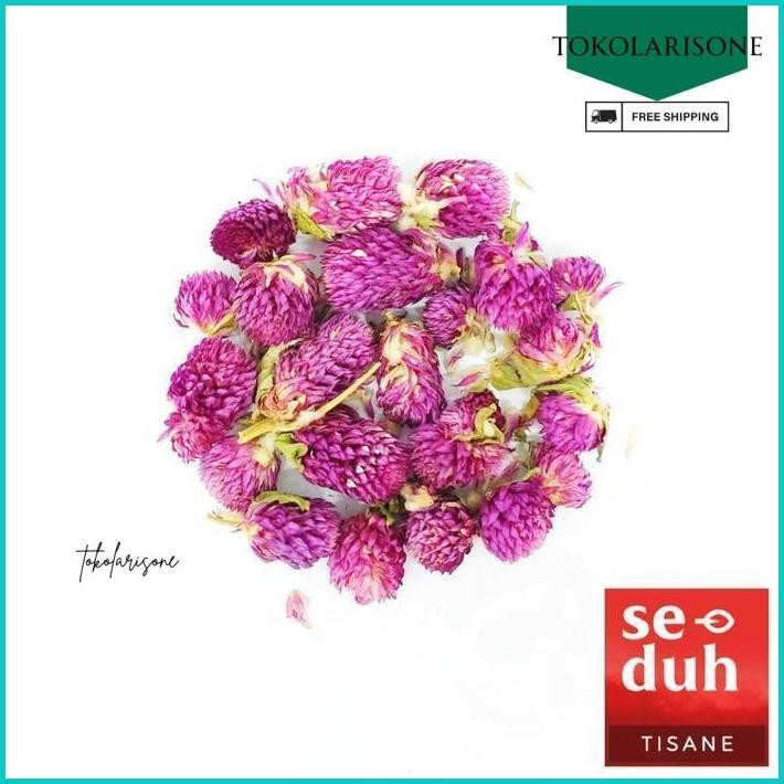 

TEH BUNGA GLOBE AMARANTH TEA TISANE WHOLESALE 100 GRAM
