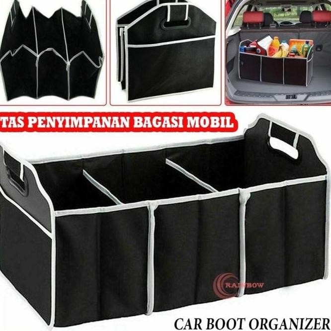  rak bagasi mobil / box mobil penyimpanan tas bagasi mobil - tempat sepatu di mobil box lipat mobil 