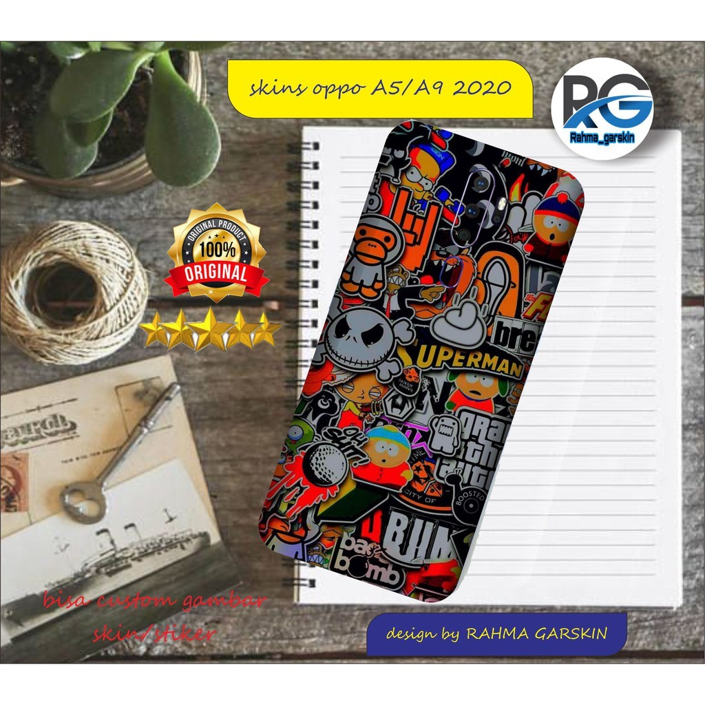

Get2pcs Oppo A5a9 2020 Stiker 14 Via Chat Garskin Casing Motif Dan Bisa Custom Bayar Ditempat