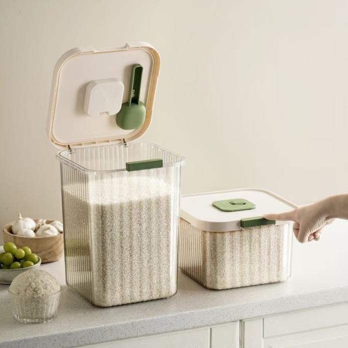 

Terlaris 99Khome Tempat Beras Anti Kutu Dan Serangga Kotak Penyimpanan Tepung Makanan Kucing Transparan K1042 Terbaru