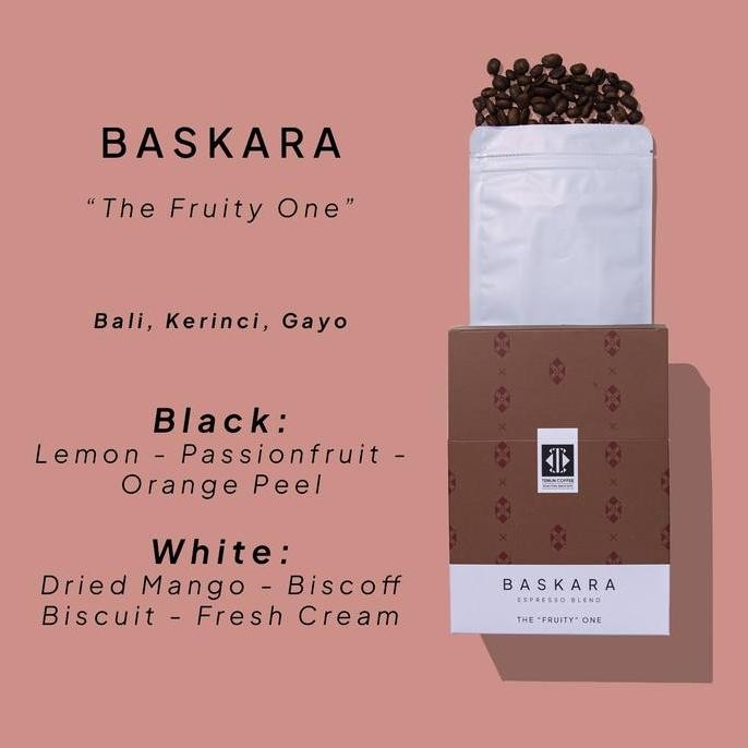 

ready stock Baskara Blend Roasted Coffee Beans Biji Kopi Matang 200gr/1kg
