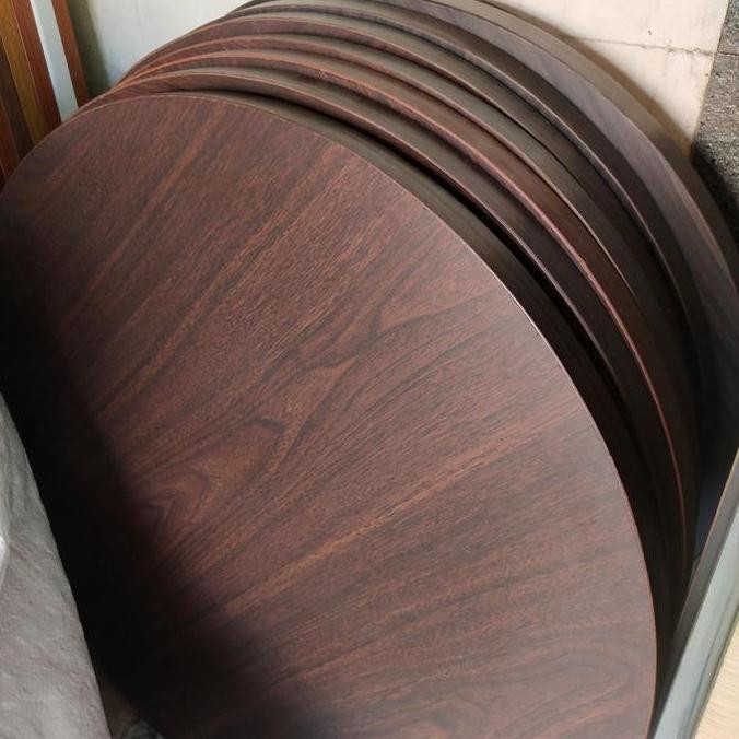 ready Papan Meja Bulat Lapis HPL