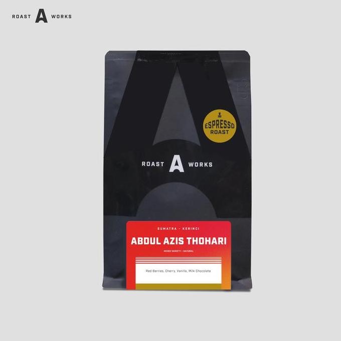 

ready stock Sumatra Kerinci Abdul Azis Thohari Mixed Variety Natural (Espresso) - A Roastworks - Biji Kopi