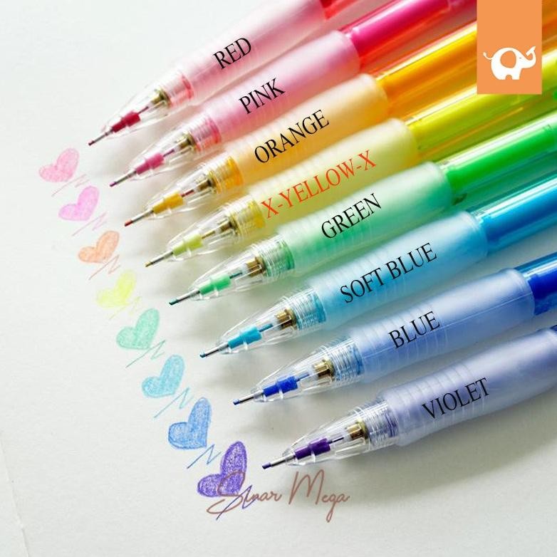 

yt- fgs-3 Pilot Pensil Mekanik Color Eno 2B 0,7mm / Pensil Mekanik Warna / PILOT "COLOR ENO" Mechanical Pencil Premium Berkualitas
