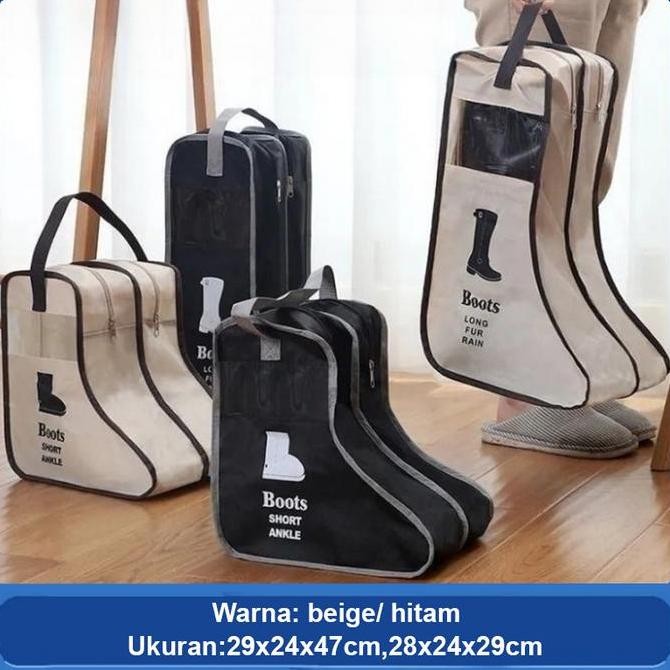 Tas Sepatu boot Anti Debu Tempat Penyimpanan Sepatu Boot Panjang