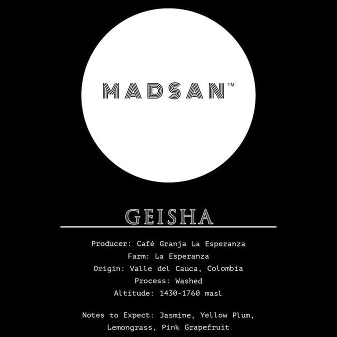 

ready stock Caf Granja La Esperanza Geisha Washed - 125 gram