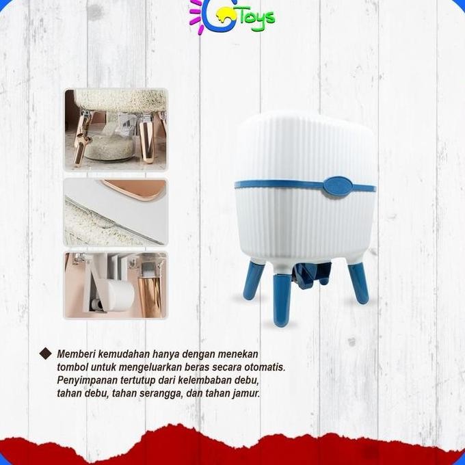 

Terlaris Wl Cr-C841 Dispenser Beras 12Kg Tempat Beras Estetik / Kotak Peimpanan Makanan Kacang Tepung / Wadah Beras Rice Box Storage Perlengkapan Dapur