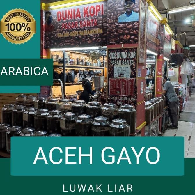 

ready stock Kopi Arabika Luwak Liar Aceh Gayo 250 gram