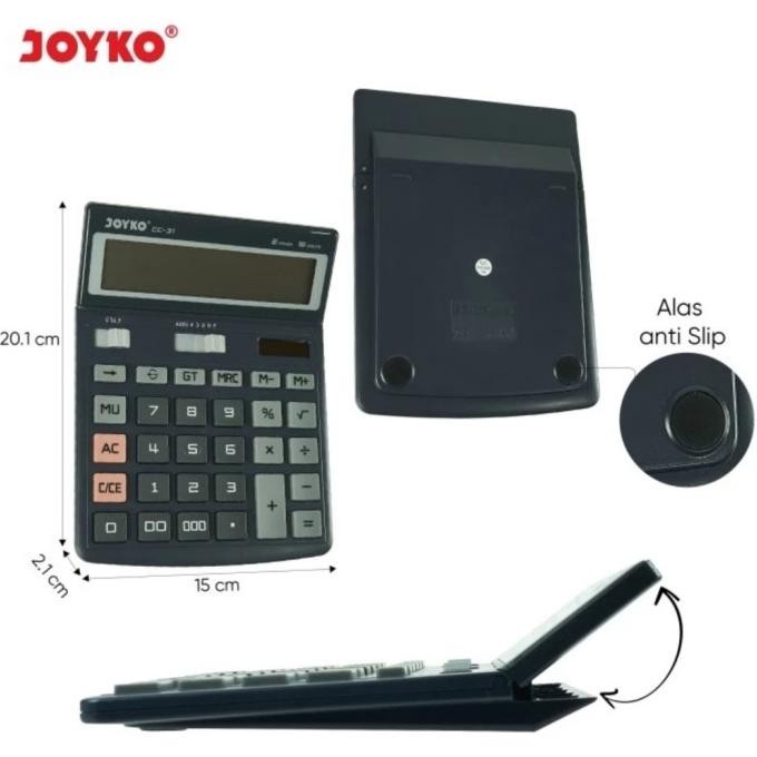 

yui-7 To94 JOYKO CC-31 CHECK ULANG 16 Digit CALCULATOR - Big LCD Kalkulator CC 31 ORIGINAL Sale Viral