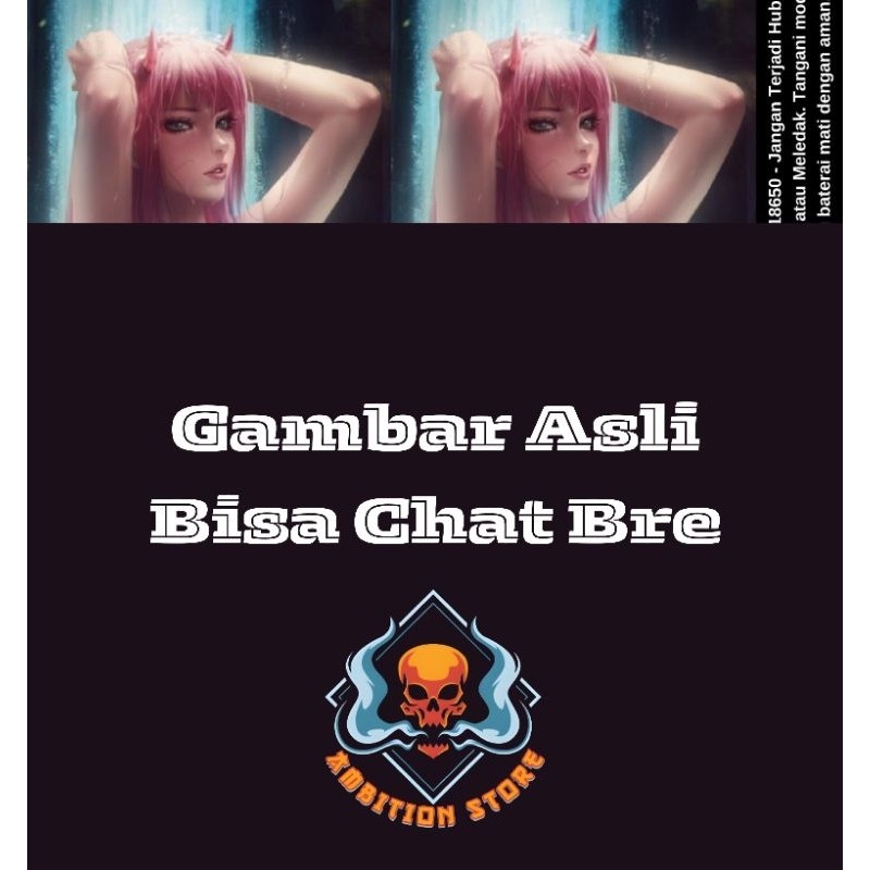 

Get2pcs Ambitionstore Stiker Wrap Baterai 18650 Anime Waifu V2 Pelindung Dan Penghias Untuk Segala Merek 19 Garskin Casing Motif Bisa Custom Bayar Ditempat