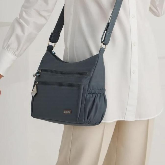 SELEMPANG Maya Tas Selempang Wanita 3760# - Slingbag Berbahan Parasut Premium Furing Full Embos Bran