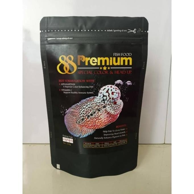 Terlaris Pelet Ikan Premium 88 Louhan - Butiran Besar