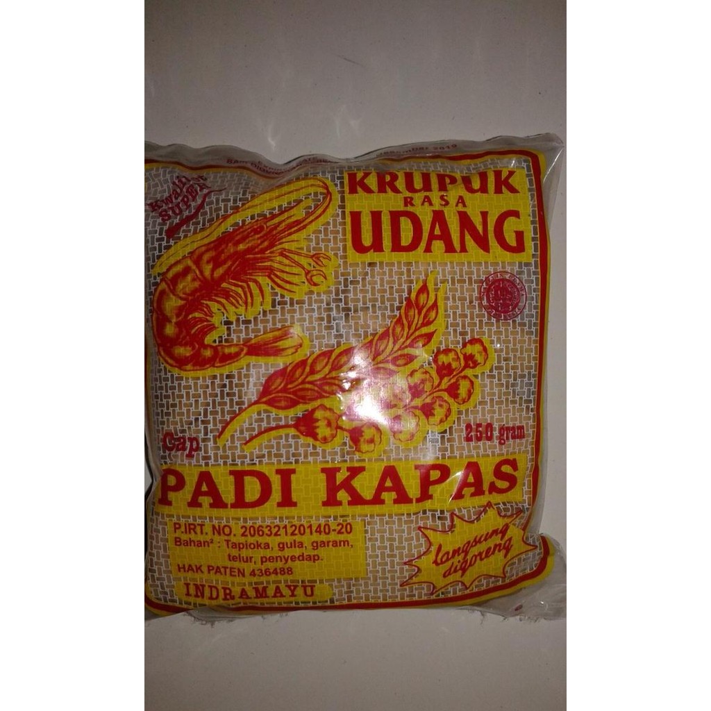 

Terlaris Kerupuk Udang/Kakap Cap Padi Kapas Asli