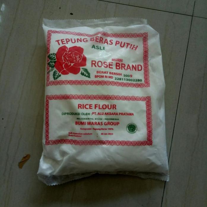 

Terlaris Tepung Beras Rose Brand 500G