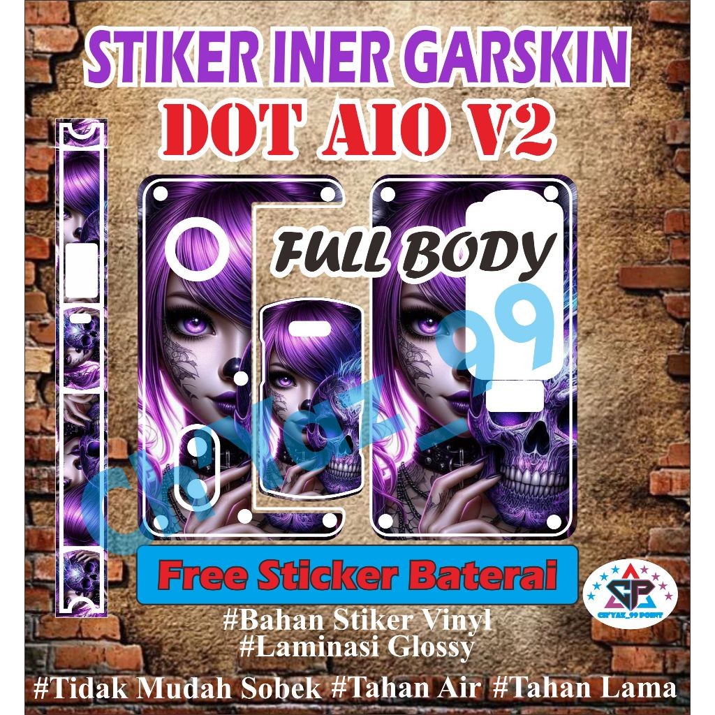 

Get2pcs Pelindung Dot Gloosylaminasi 23 Garskin Casing Motif Dan Bisa Custom Bayar Ditempat