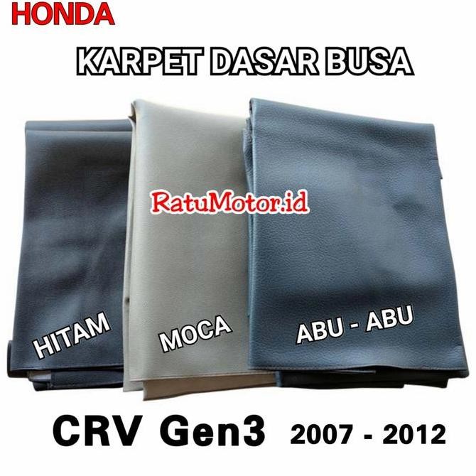 New Karpet Dasar Mobil for Honda CRV 2007-2012 Gen-3 Bahan Busa