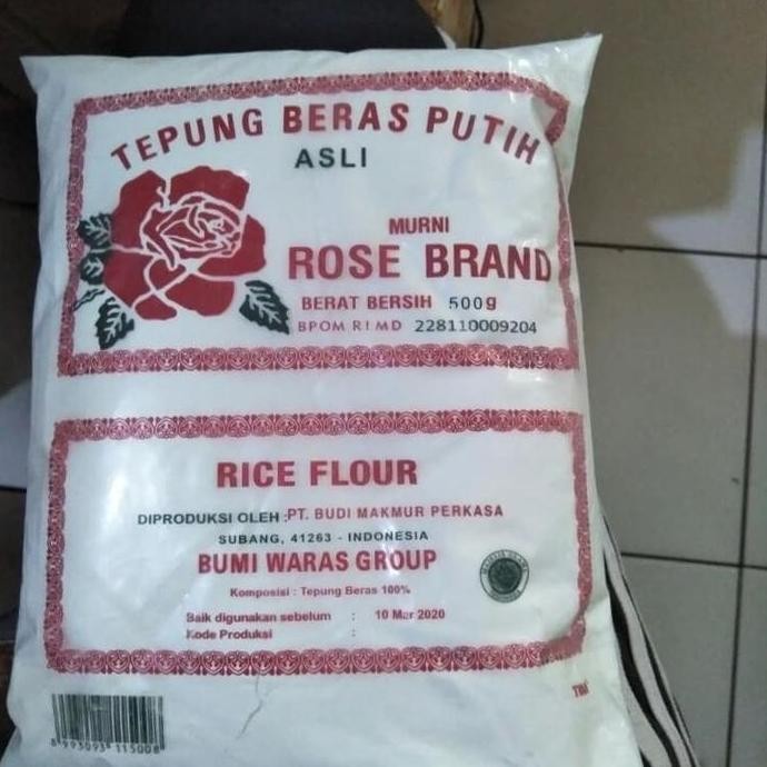 

Terlaris Rose Brand Tepung Beras 500Gr