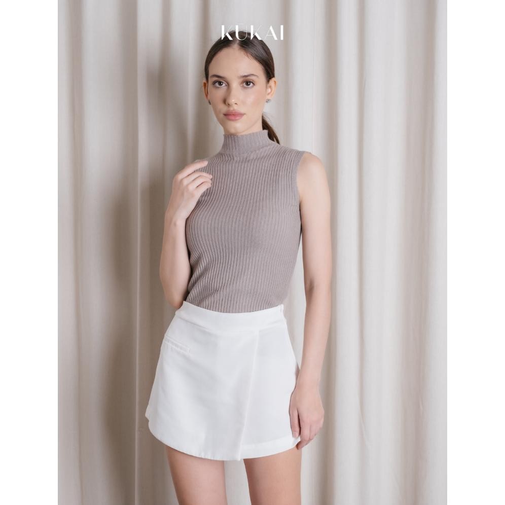 Women'S Turtleneck Snit Tanktop - Inner Tanktop Rajut Wanita