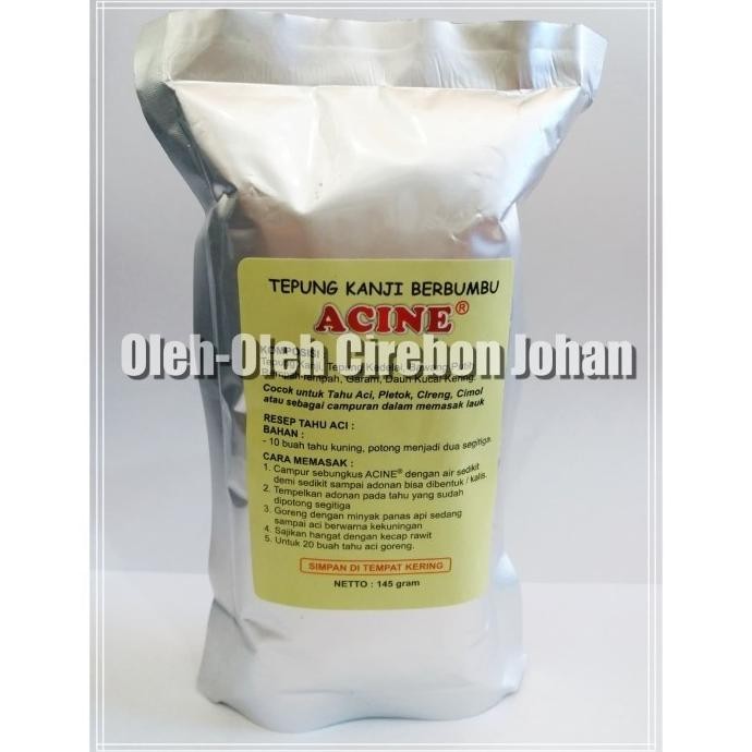 

Terlaris Tepung Acine / Tepung Aci Tahu Tegal / Cireng / Tepung Kanji Berbumbu