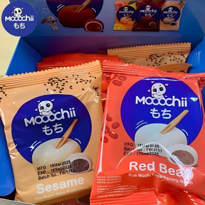 

Moochi / Kue Mochi Isian Bulat / Kue Mochi Aneka Varian Rasa / 32Gr