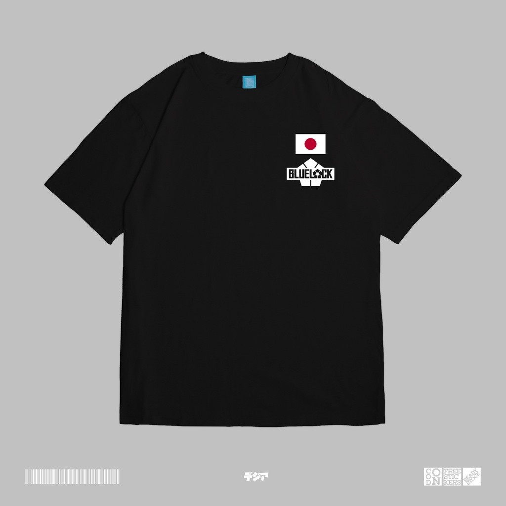 Blue Lock Jersey Japan Football Union JFU JFA Kaos Anime Manga Baju Jepang DJA CLOTH TEE
