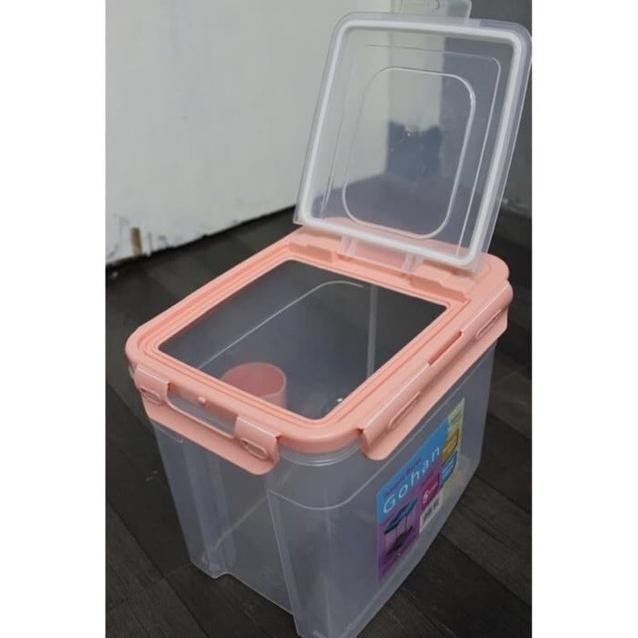 

Terlaris Gohan 5 Liter Tempat Beras Biji Bijian Tepung Serbaguna Kontainer Box