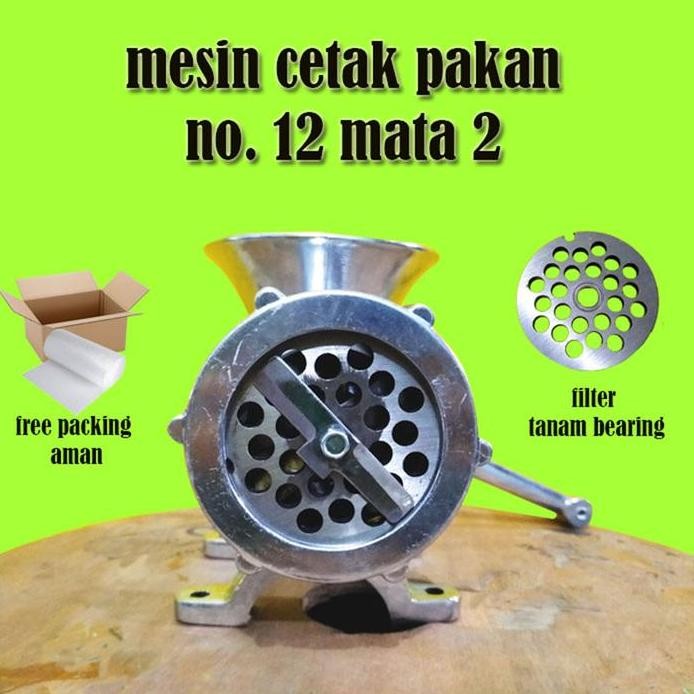 

Terlaris Mesin Cetak Pelet No.12 Pemotong Luar Mata 2 Mesin Pembuat Pelet Pakan Ayam Ikan Burung