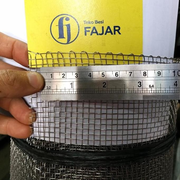 populer] Kasa kawat saringan ayakan pasir serbuk jagung mesh 6 stainless 4 mm