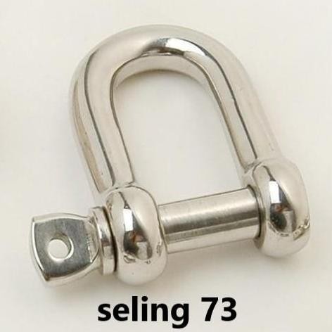 SEGEL D 16 MM SS / D SHACKLE CLAMP / SHACKLE DEE STAINLESS STEEL 304