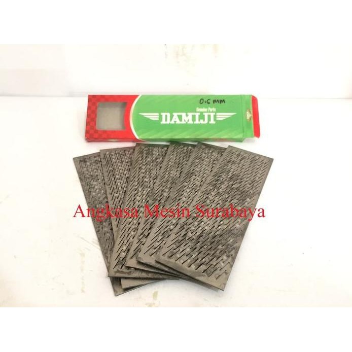 

Terlaris Saringan / Screen 0,6 Mm ( Pecah ) Gilingan Padi N70 Damiji