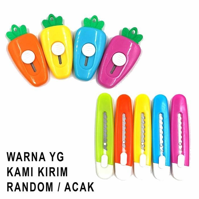 

Cutter Mini Carrot / Pisau Kecil Motif Wortel / Pisau Cutter Serbaguna / Plastik Stainless Ungu Kitchenware