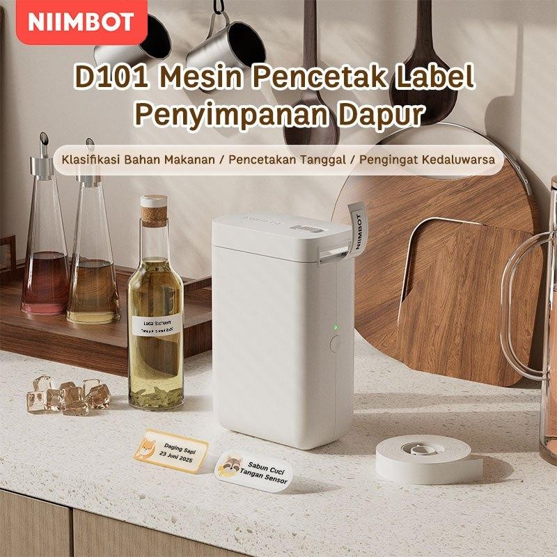 

NEW PRODUCT NIIMBOT D101 PRINTER LABEL NAMA, PRINTER PORTABEL UNTUK RUMAH TANGGA,STIKER IDENTIFIKASI PENYIMPANAN SIENNAOUTLET487